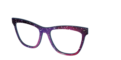 The Twilight Sky with Holographic Glitter - Angle Top Thumbnail - Pair Eyewear