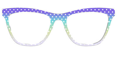 The Violet to Thistle Gradient Polka Dot - Front Top Thumbnail - Pair Eyewear