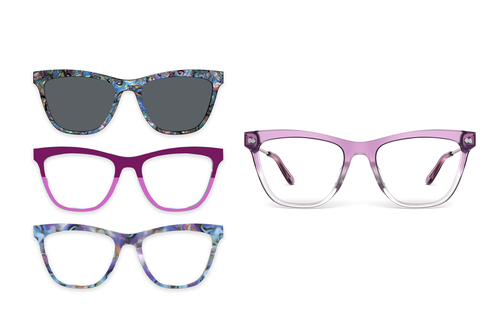 The Harper - The Violet Wildflower Pairing Set - Pair Eyewear