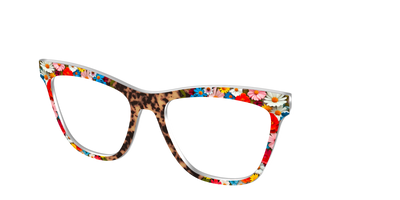 The Wildflower Tortoise - Angle Top Thumbnail - Pair Eyewear