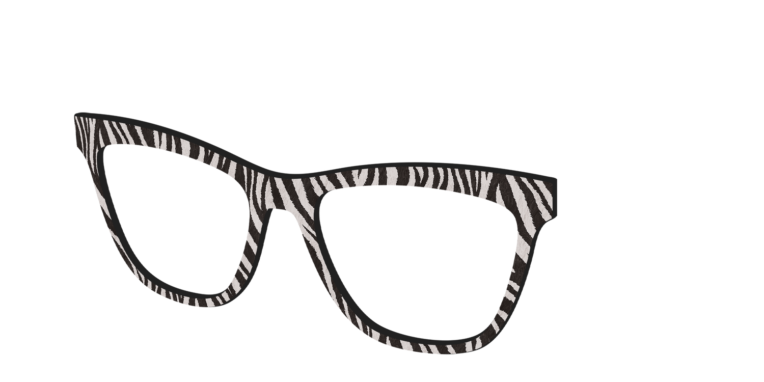 The Zebra Stripes - Angle Top Image - Pair Eyewear