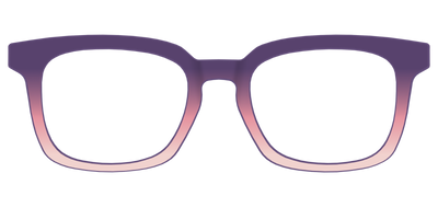 The Acai to Blush Gradient - Front Top Thumbnail - Pair Eyewear