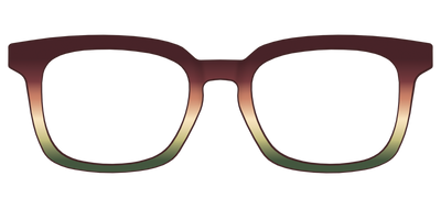The Acorn to Moss Gradient - Front Top Thumbnail - Pair Eyewear