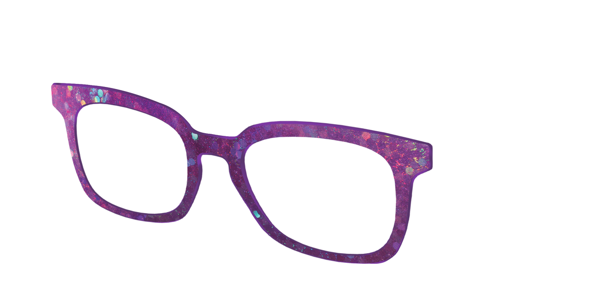 The Berry Jam Hexagons - Angle Top Image - Pair Eyewear