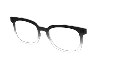 The Black Gradient Crystal - Angle Top Thumbnail - Pair Eyewear