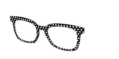The Black Polka Dots - Angle Top Thumbnail - Pair Eyewear