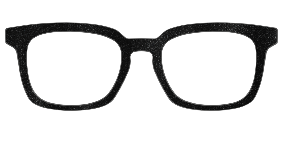 The Black Shimmer - Front Top Image - Pair Eyewear