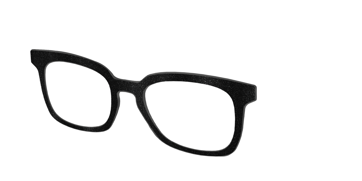The Black Shimmer - Angle Top Image - Pair Eyewear