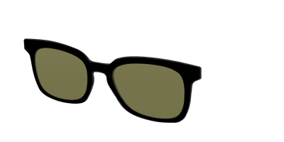 The Black with Green Racquet Sport lens - Angle Top Thumbnail - Pair Eyewear