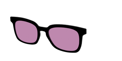 The Black with Pink Racquet Sport lens - Angle Top Thumbnail - Pair Eyewear