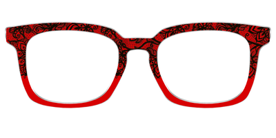 The Blood Red Lace Split - Front Top Thumbnail - Pair Eyewear