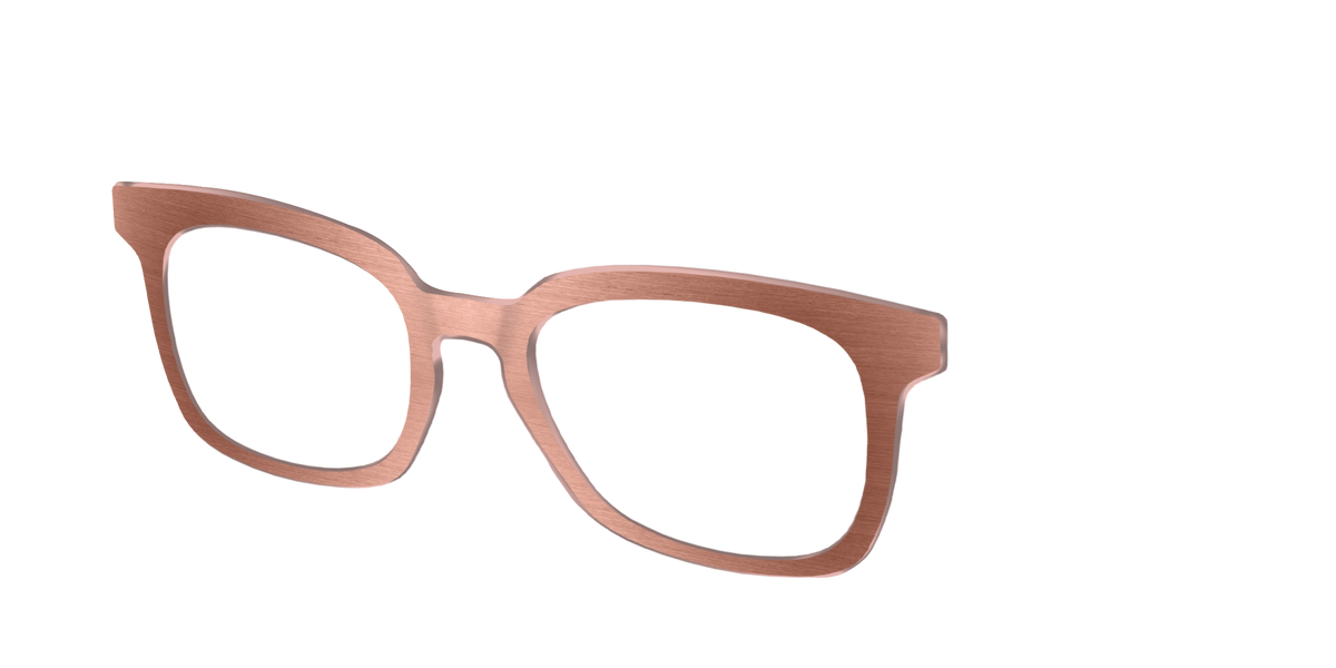The Brushed Champagne - Angle Top Image - Pair Eyewear