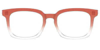 The Burnt Orange Gradient Crystal - Front Top Thumbnail - Pair Eyewear