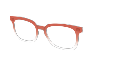 The Burnt Orange Gradient Crystal - Angle Top Thumbnail - Pair Eyewear