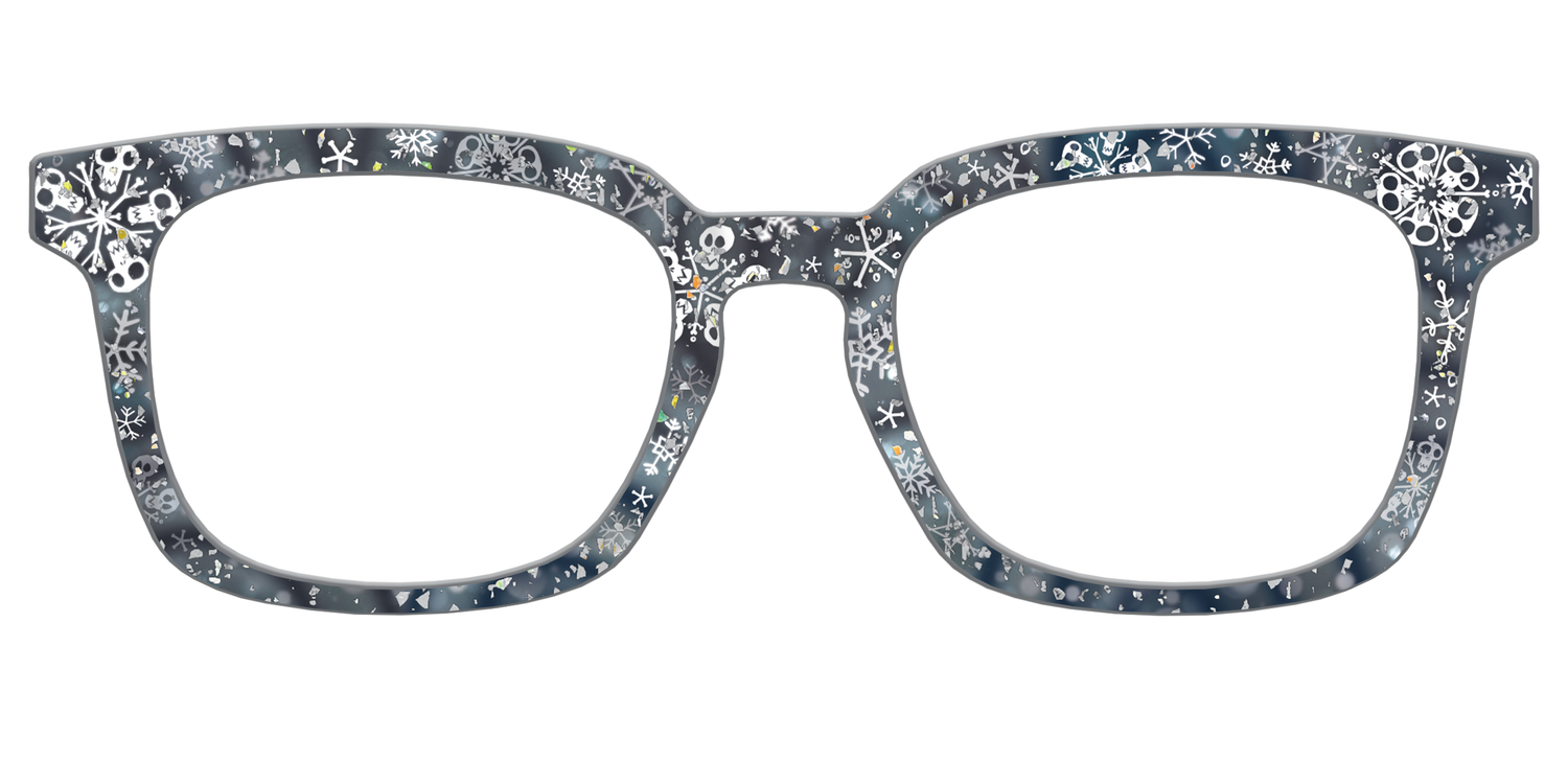 The Christmas Town Snow Globe with Holographic Glitter - Front Top Image - Pair Eyewear
