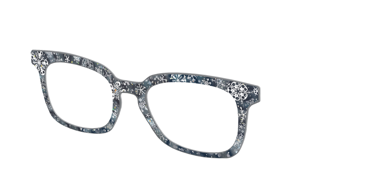 The Christmas Town Snow Globe with Holographic Glitter - Angle Top Image - Pair Eyewear