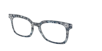 The Christmas Town Snow Globe with Holographic Glitter - Angle Top Thumbnail - Pair Eyewear