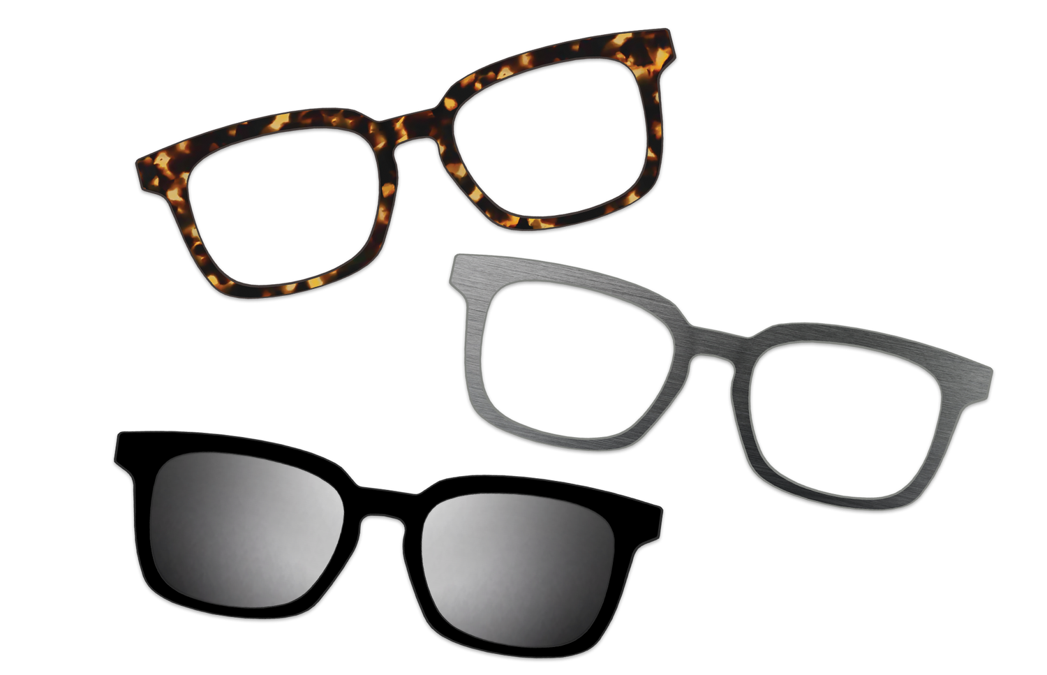 Crystal Clear with Gold Set - Product Image 4 - Pair Eyewear