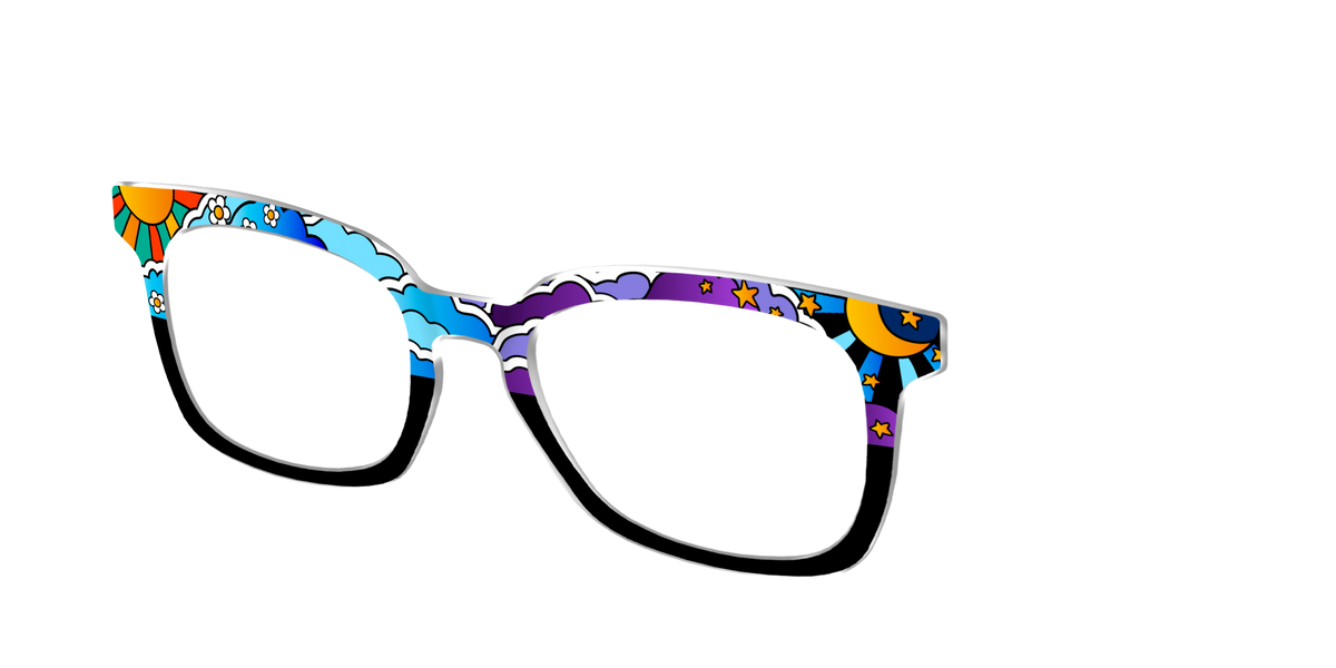 The Far Out Skies - Angle Top Image - Pair Eyewear