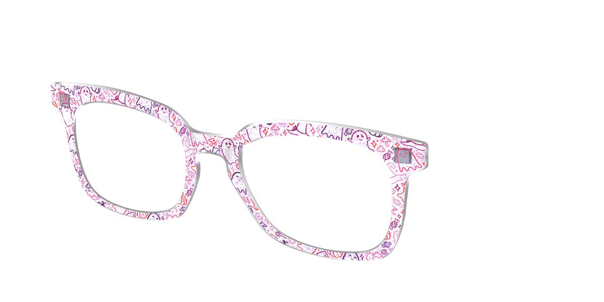 The Frightfully Fun Doodles Crystal - Angle Top Image - Pair Eyewear