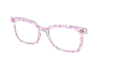 The Frightfully Fun Doodles Crystal - Angle Top Thumbnail - Pair Eyewear