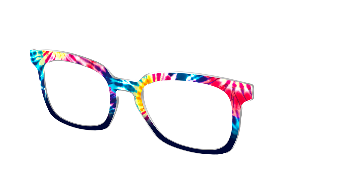 The Funky Tie-Dye - Angle Top Image - Pair Eyewear