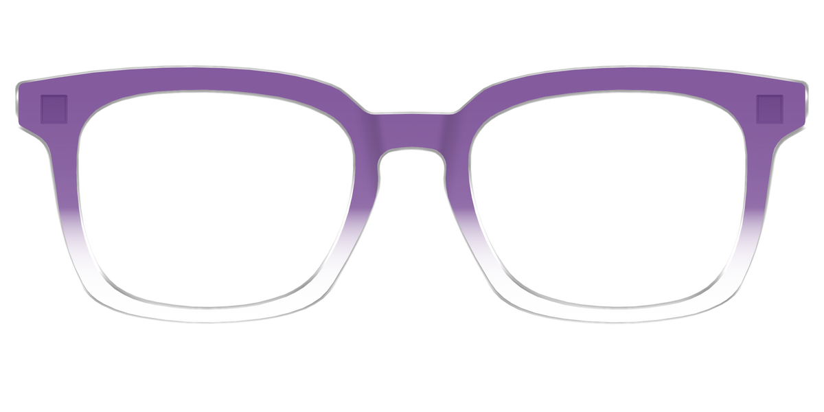 The Grape Gradient Crystal - Front Top Image - Pair Eyewear
