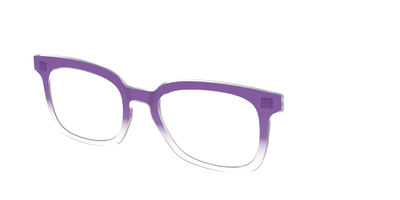 The Grape Gradient Crystal - Angle Top Thumbnail - Pair Eyewear