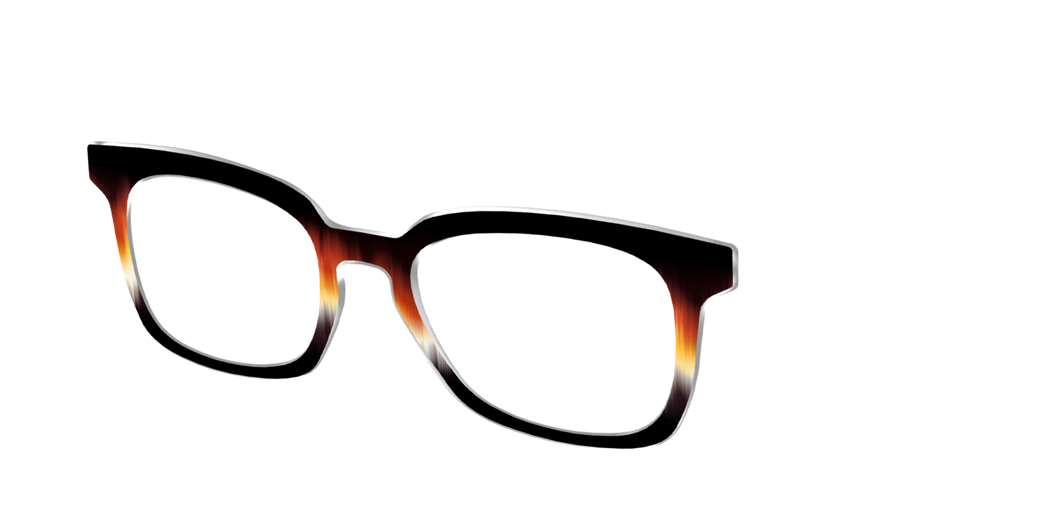 The Hallows' Eve Gradient - Angle Top Image - Pair Eyewear