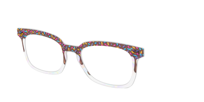 The Holographic Milkshake - Angle Top Thumbnail - Pair Eyewear
