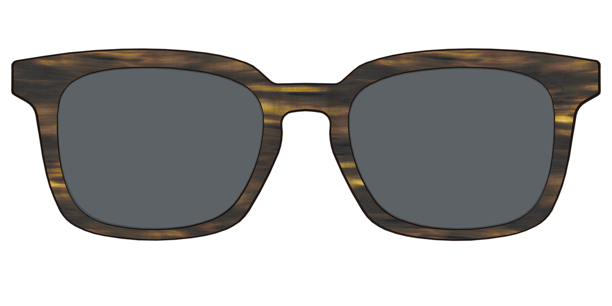 The Polarized Horn Sun Top - Front Top Image - Pair Eyewear