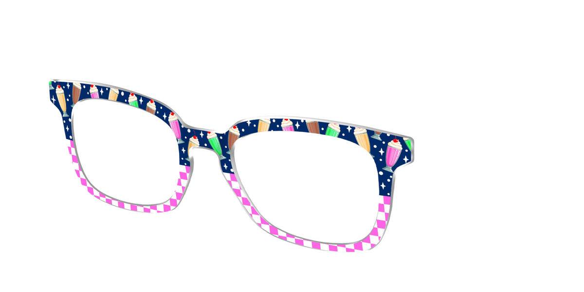 The Ice Cream Social Split - Angle Top Image - Pair Eyewear