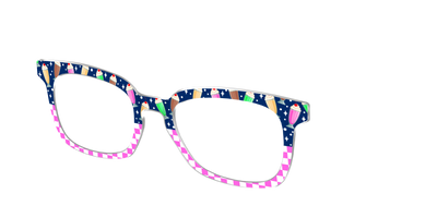 The Ice Cream Social Split - Angle Top Thumbnail - Pair Eyewear