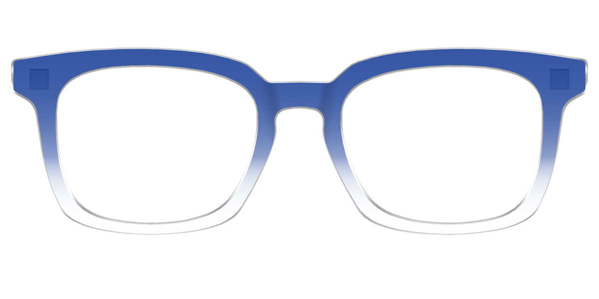 The Indigo Gradient Crystal - Front Top Image - Pair Eyewear