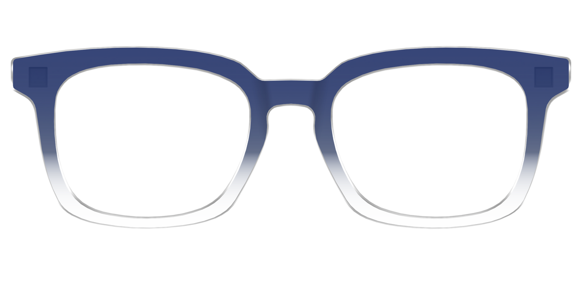 The Navy Gradient Crystal - Front Top Image - Pair Eyewear