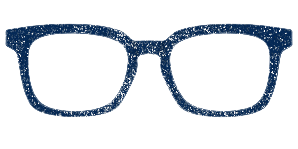 The Navy Sparkle - Front Top Image - Pair Eyewear