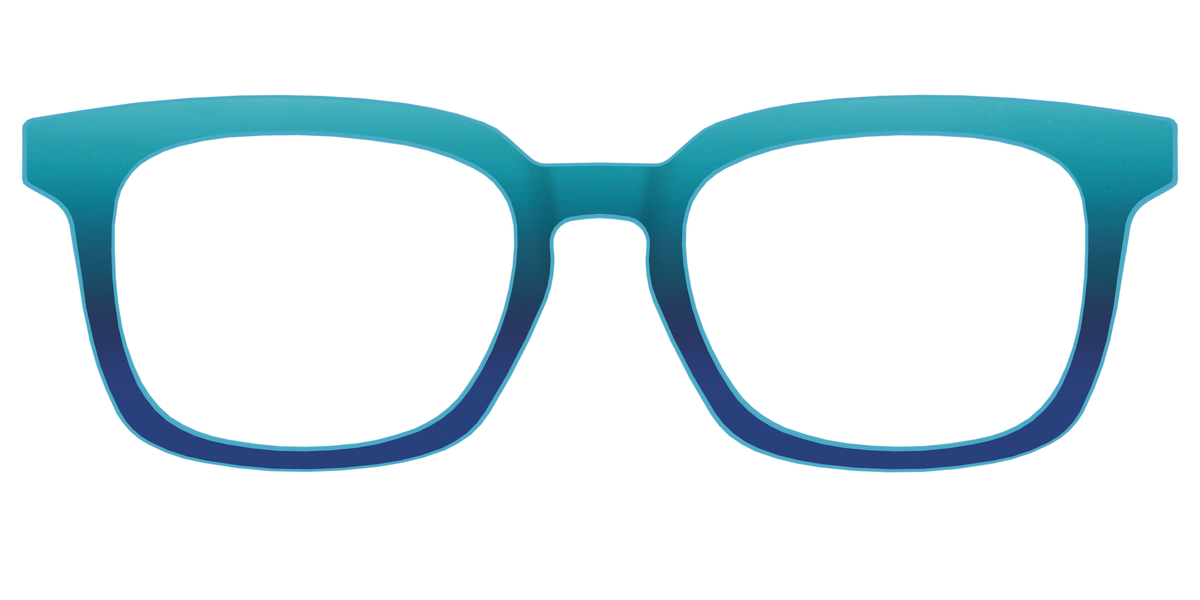 The Ocean Blue - Front Top Image - Pair Eyewear