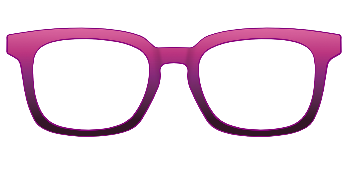 The Pink to Plum Gradient - Front Top Image - Pair Eyewear