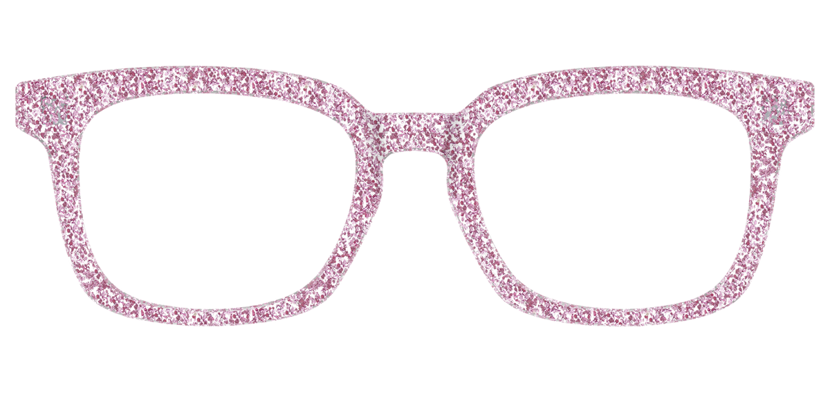 The Rose Gold Sparkle - Front Top Image - Pair Eyewear