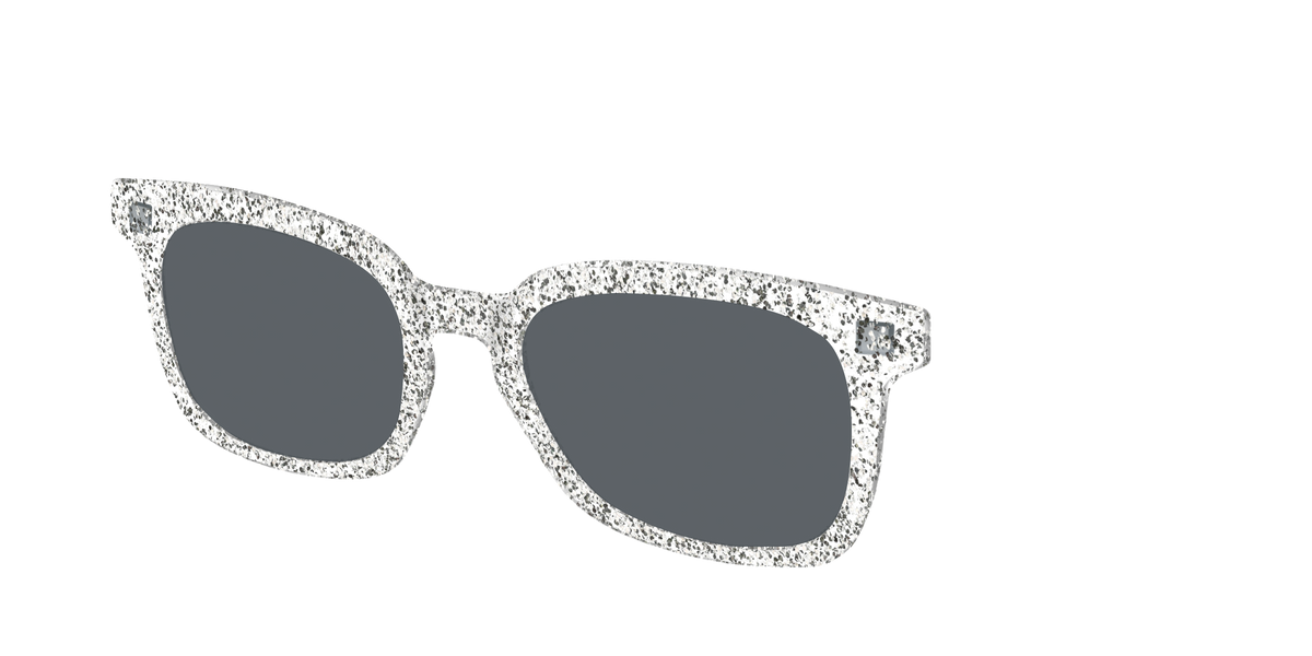 The Polarized Silver Sparkle Sun Top - Angle Top Image - Pair Eyewear