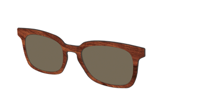 The Polarized Woodgrain Sun Top - Angle Top Thumbnail - Pair Eyewear