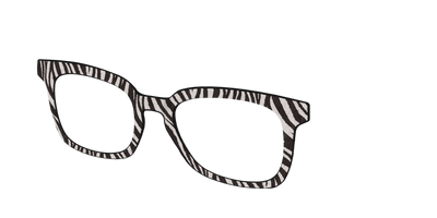 The Zebra Stripes - Angle Top Thumbnail - Pair Eyewear