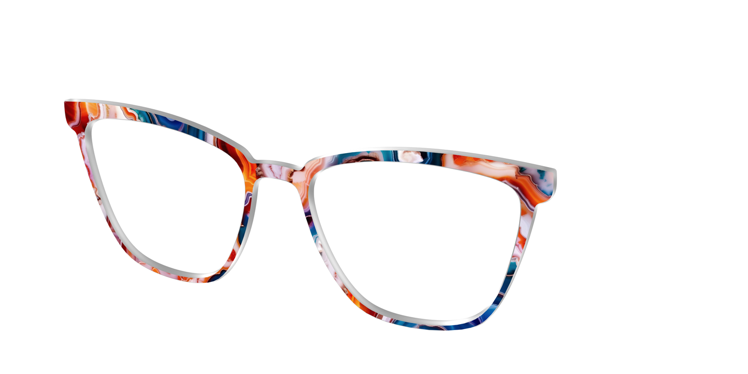 The Abroad Agate - Angle Top Image - Pair Eyewear