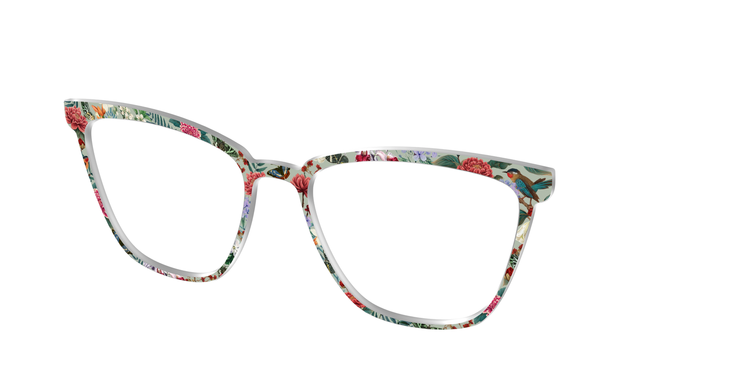 The Antique Floral - Angle Top Image - Pair Eyewear