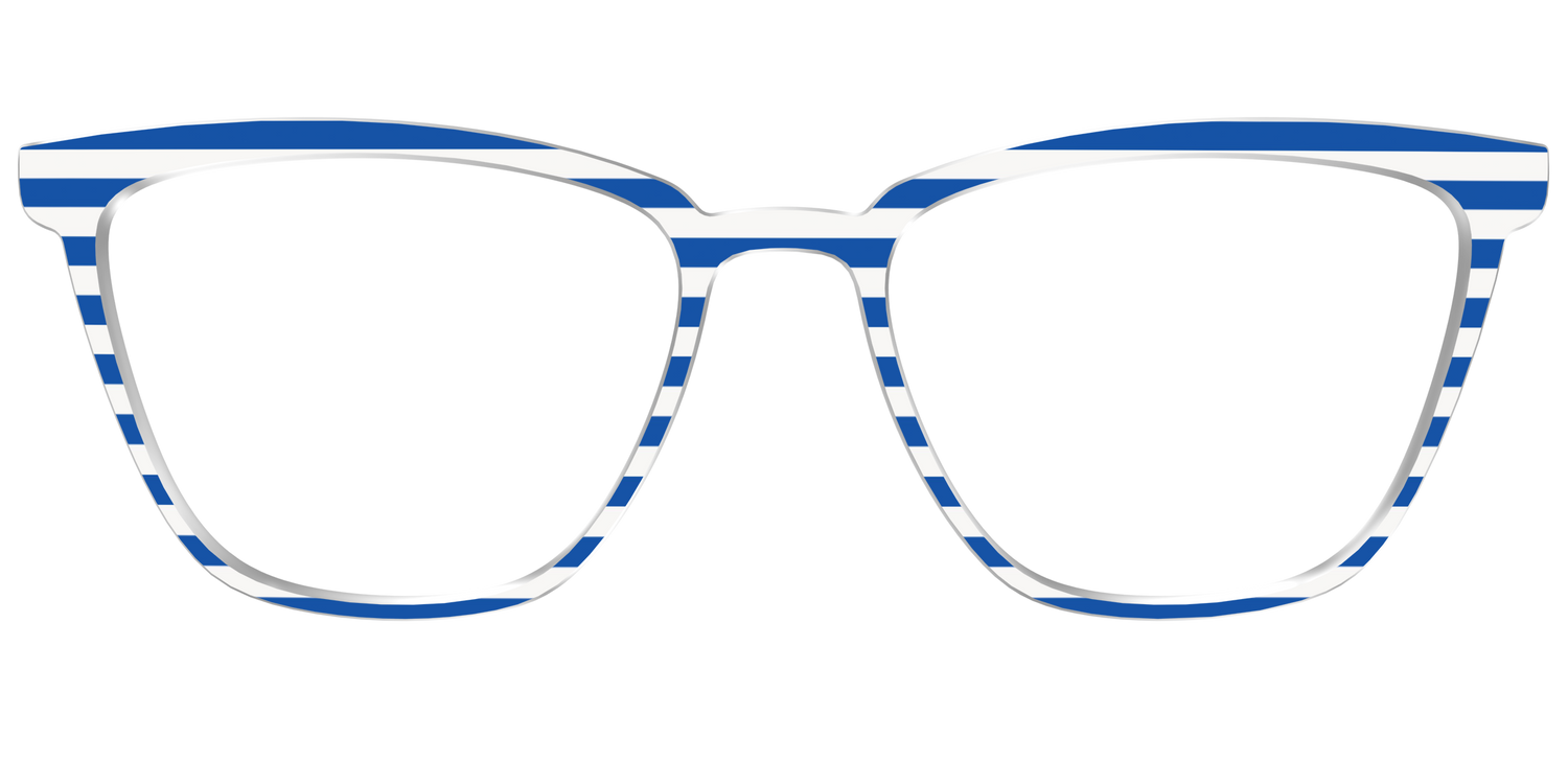 The Beach Umbrella Stripes - Front Top Image - Pair Eyewear