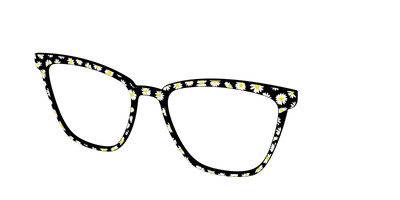 The Black Daisy - Angle Top Thumbnail - Pair Eyewear
