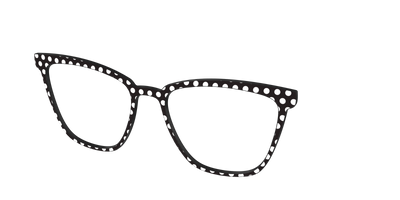 The Black Polka Dots - Angle Top Thumbnail - Pair Eyewear