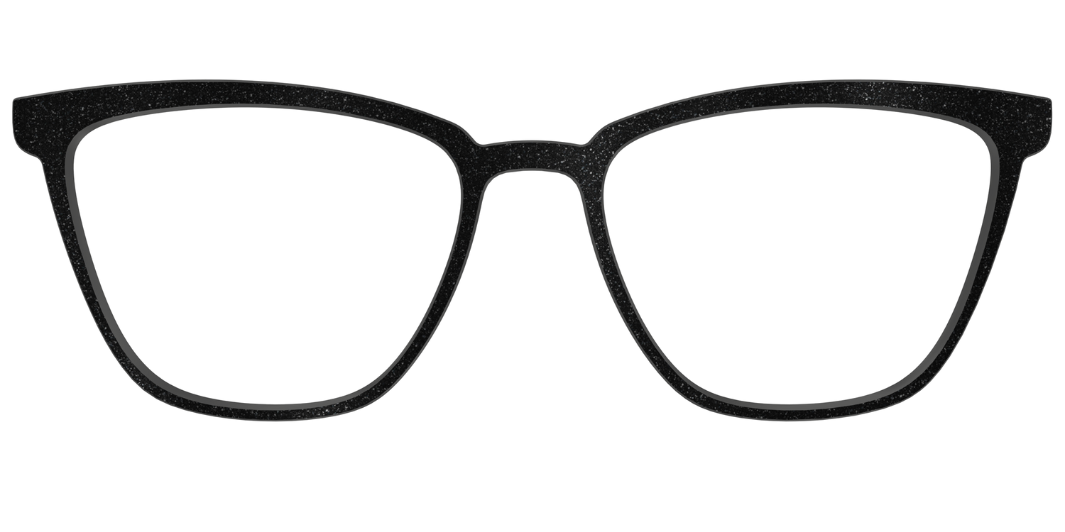 The Black Shimmer - Front Top Image - Pair Eyewear