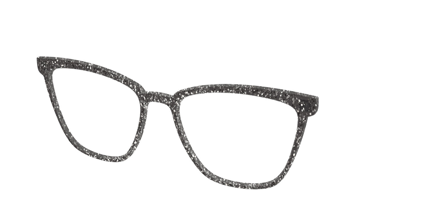 The Black Sparkle - Angle Top Image - Pair Eyewear
