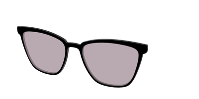 The Black with Gray Gaming lens - Angle Top Thumbnail - Pair Eyewear